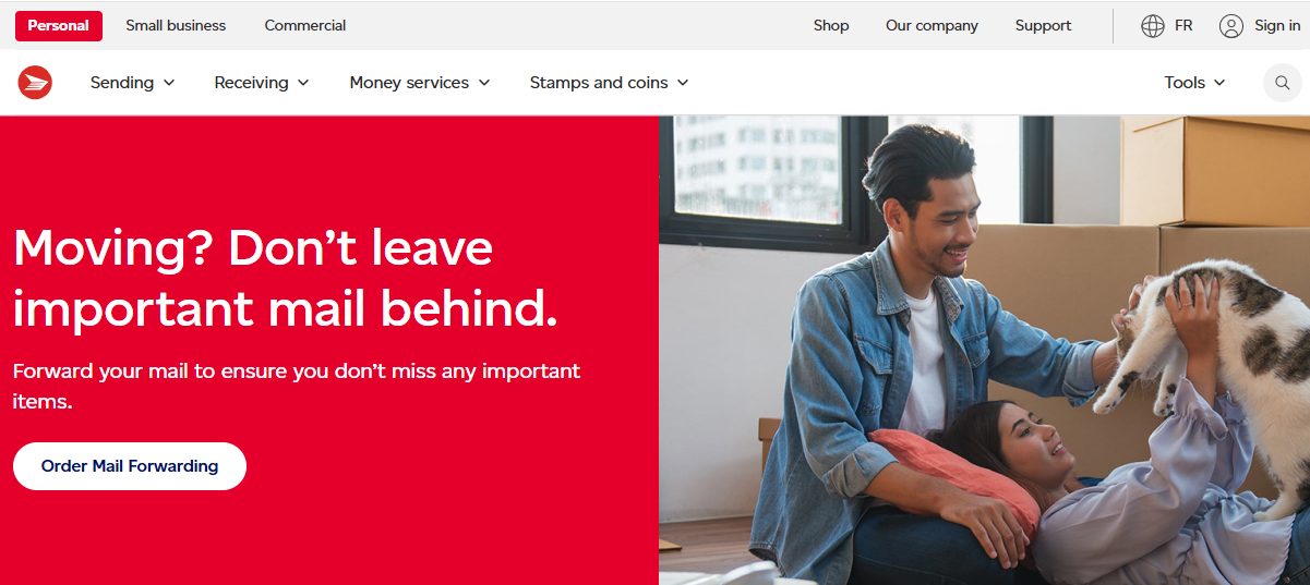 canadapost快递