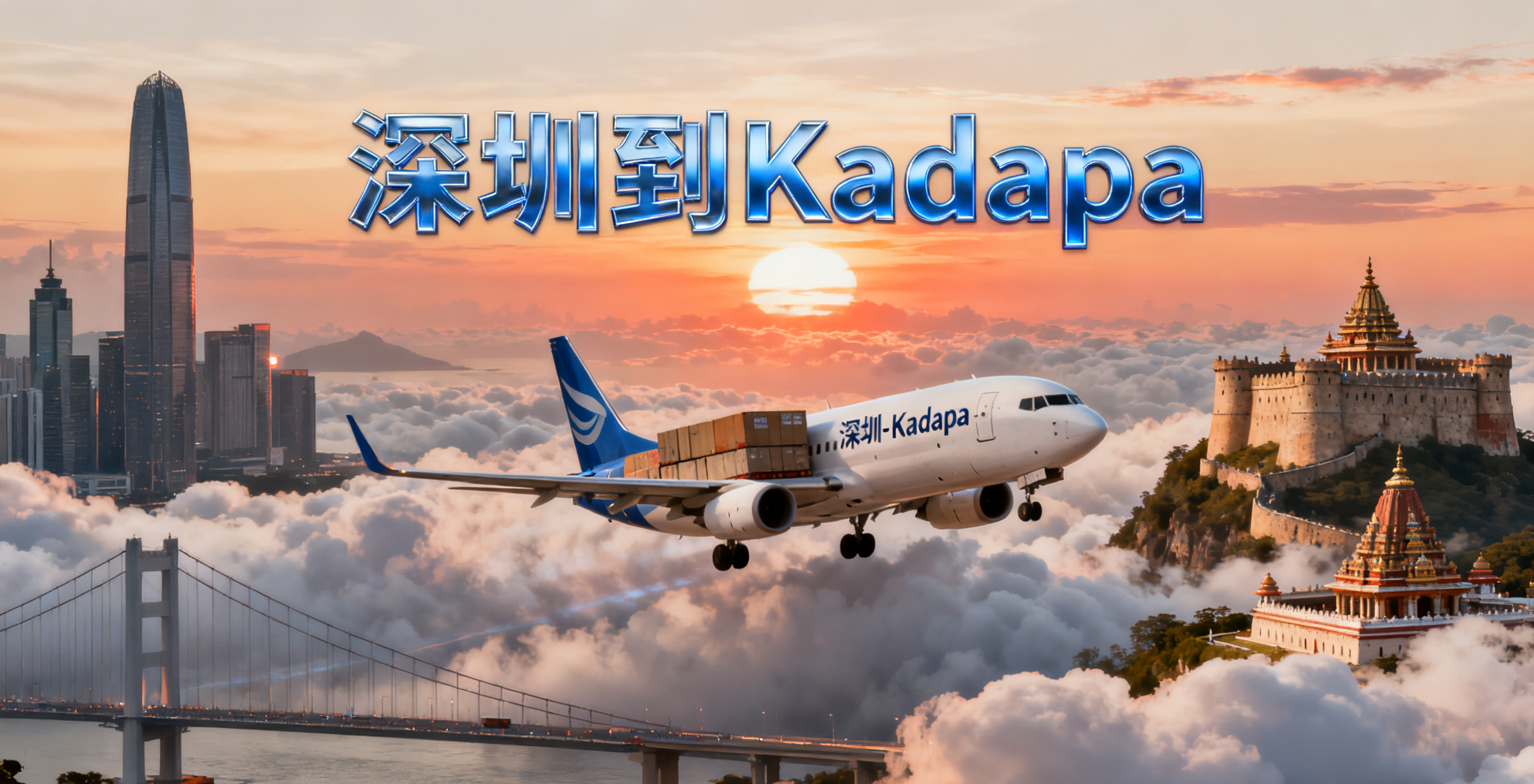 如何估算深圳到Kadapa空运的费用与时效？