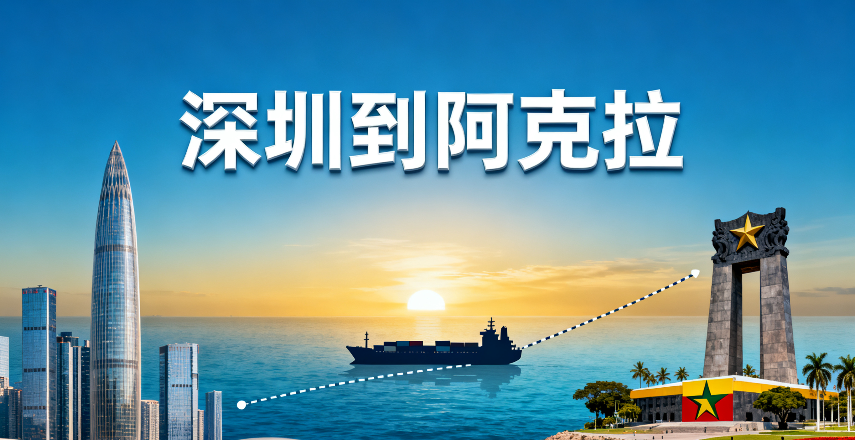 深圳到阿克拉的海运为什么更受大宗贸易商青睐?