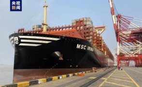 单船24346标箱！上海洋山港最大集装箱船靠泊纪录再度刷新