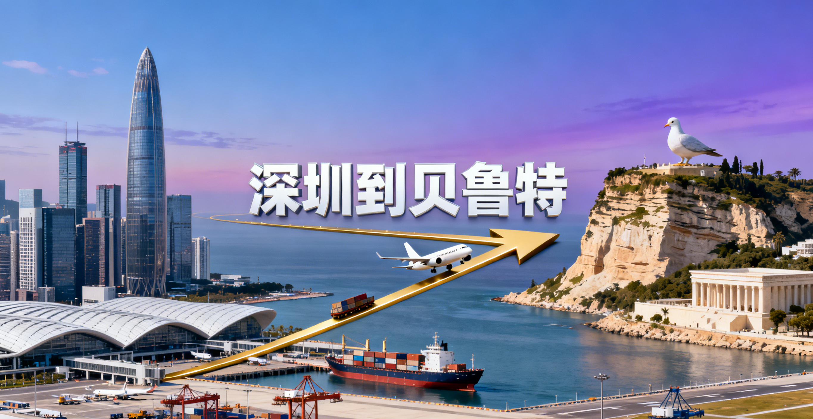 深圳到贝鲁特有哪些运输方式？各自优劣如何？